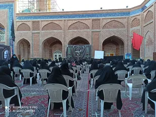 عزاداری ویژه بانوان در مسجد امام حسن عسگری قزوین