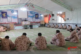 نشست صمیمانه فرمانده سپاه خواف با سربازان وظیفه