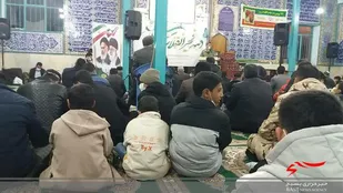 برگزاری جشن انقلاب در روستای بارده