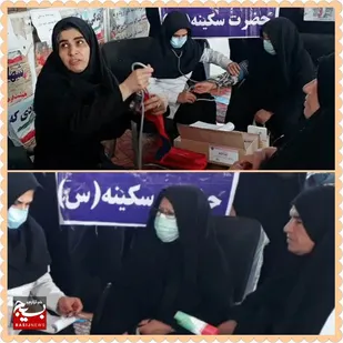 برپایی ایستگاه سلامت بسیج جامعه پزشکی شهرستان هندیجان