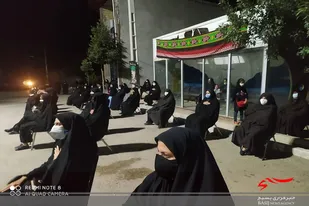 مراسم های عزاداری حسینی به همت پایگاه های خواهران دامغان درحال برگزاری است