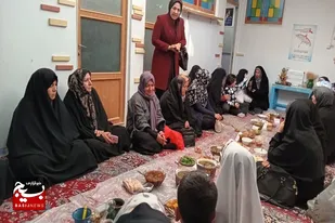 برگزاری جشنواره غذایی توسط پایگاه زینبیه شهرستان درگزین