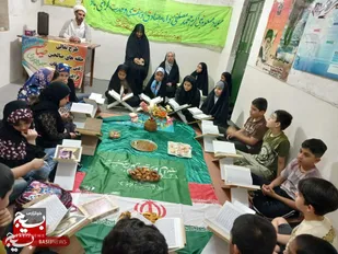 جشن میلاد پیامبر اکرم(ص) و امام جعفر صادق(ع) در روستای انبارک تنگستان برگزار شد