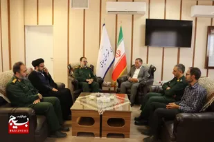 فرمانده سپاه میامی با فرماندار دیدار کرد/ تأکید بر همدلی برای توسعه پایدار در هفته دولت