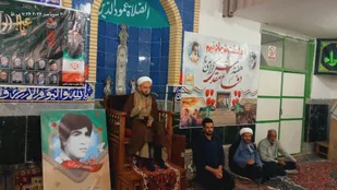 آیین گرامیداشت هفته دفاع مقدس در روستای وسمق برگزار شد+تصاویر