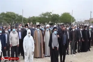 پیکر پدر وزیر اطلاعات در لامرد تشییع و به خاک سپرده شد