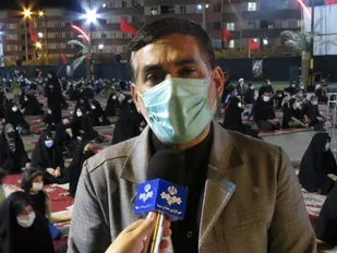 شهرستان سمنان حال و هوای کربلایی به خود گرفت