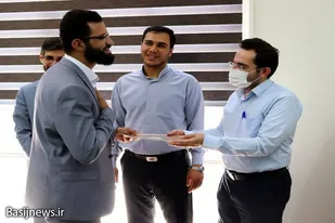 آیین تکریم و معارفه مسئول بسیج دانشجویی دانشگاه علوم پزشکی همدان