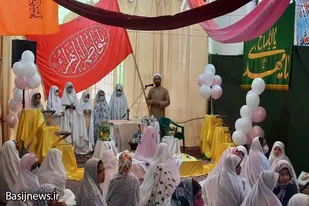 برگزاری جشن عبادت حلقه کودکان شهید بهنام محمدی ملایر