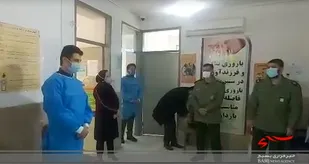 تجلیل از ۱۷۰ مدافع سلامت در نوشهر + فیلم