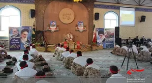 یادواره شهدا در مرکز آموزش پاسداری علویون به روایت تصویر