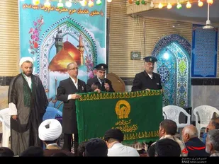 خادمان حرم امام رضا (ع) در چادگان