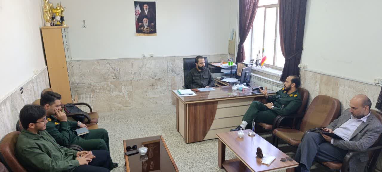بازدید مسئولان بسیج دانش‌آموزی شاهرود از واحد‌های بسیج در راستای مأموریت‌های ابلاغی و رویداد «نومیدان»