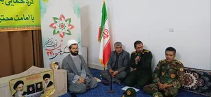دیدار مسئولین شهرستان خوسف با امام جمعه شهرستان