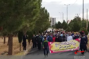 همایش پیاده&zwnj;روی پایوران سپاه ناحیه دامغان و کارکنان سایر ادارات در دامغان برگزار شد