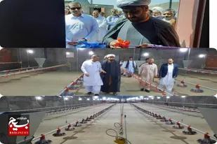 افتتاح یک واحد صنعتی پرورش مرغ گوشتی در بزمان