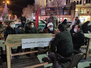 برپایی میز خدمت دستگاه قضایی شاهرود+ تصاویر