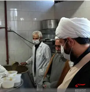 پخت دو هزار غذای نذری در شیروان