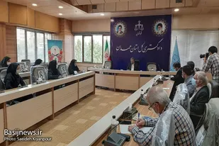نشست خبری رییس کل دادگستری همدان با اصحاب رسانه