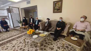 دیدار اعضای بسیج رسانه گرمسار با خانواده مرحوم خبرنگار پیشکسوت "محمدعلی یحیی زاده"