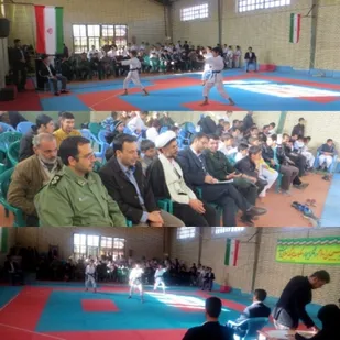 برگزاری مسابقات کاراته در شهر فرادنبه