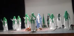 اجرای برنامه های فرهنگی هنری بسیج هنرمندان شاهرود در ایام کرونا