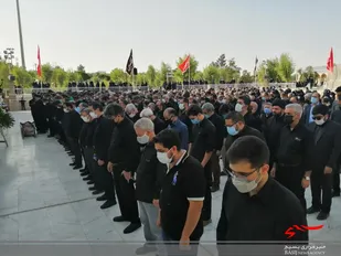 مراسم تشییع فرهنگی بسیجی زنده یاد &laquo;سید محسن هاشمی&raquo;
