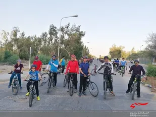 همایش دوچرخه سواری پایگاه مقاومت بسیج شهید حرآبادی شهرستان بوشهر