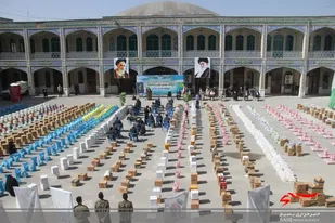 رزمایش مواسات وکمک مومنانه در بام ایران