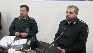 نشست صمیمی فرماندهان سپاه و فراجا در ناحیه مقاومت بسیج جعفربن موسی الکاظم(ع) پیشوا