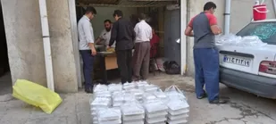 توزیع ۲۰۰ پرس غذای گرم درشهرستان دالاهو