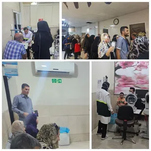 برپایی درمانگاه جهادی چشم پزشکی در استان فارس
