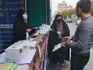 برپایی قرارگاه جهادی سلامت شهید حامد رضایی