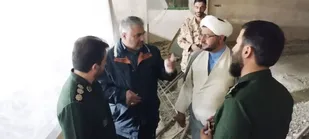 بازدید فرمانده سپاه پیشوا از پایگاه بسیج نیمه کاره شهیدحصاری محله سناردک
