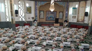 توزیع ۲۰۰ بسته معیشتی به یاد سردار سلیمانی در رویان