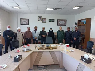 دیدار با رئیس دانشگاه آزاد گرمسار و معارفه فرمانده جدید پایگاه شهدای هسته&zwnj;ای