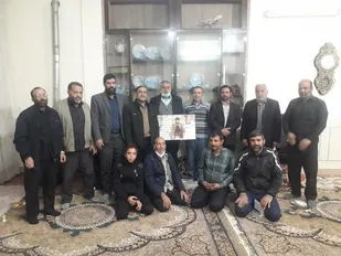 دیدار با خانواده سردار شهید محمدرضا سلطانی توسط پایوران و بسیجیان گردان 106 امام حسین علیه السلام