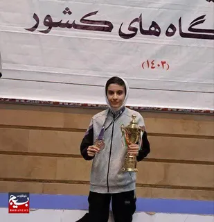 کسب مدال برنز توسط تکواندوکار پایگاه استعدادیابی و قهرمانی بسیج استان زنجان در لیگ دسته یک دختران کشوری