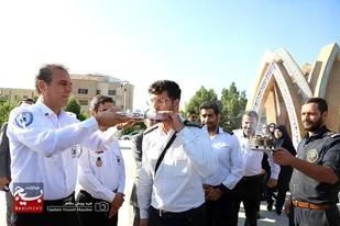 اعزام کاروان بهداشت و درمان استان همدان برای خدمت رسانی به زوار اربعین