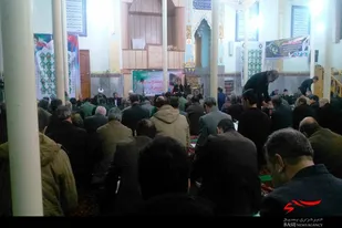 مراسم گرامیداشت شهدای حادثه تروریستی زاهدان در کبودراهنگ