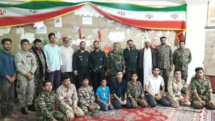 بازدید بازرس ستاد کل سپاه از پایگاه بسیج مقداد شاهرود+ تصاویر
