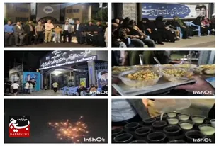 طبخ و توزیع ۱۵۰۰ وعده غذای تبرکی به مناسبت عید غدیرخم بین مردم حاضر در اجتماعات شبانه زاهدان