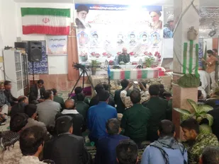یادواره 12 شهید روستای گورزانگ  میناب برگزار شد