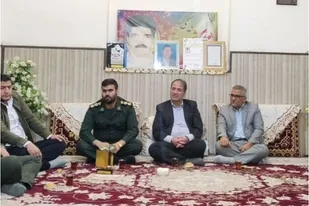 دیدار مدیر سازمان بسیج ادارات با خانواده شهید مسلم کیخا
