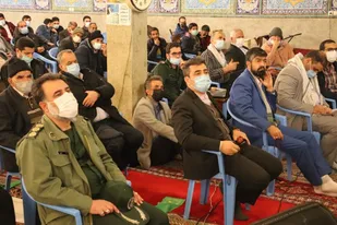 برگزاری مراسم جشن میلاد امام حسین (ع) و روز پاسدار در مصلی شهر شازند