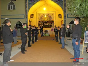 مراسم عزاداری سید الشهداء در حوزه علمیه راز