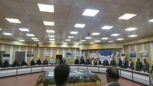 مراسم تکریم ومعارفه مسئول دفتر نمایندگی ولی فقیه در سپاه ثارالله جزیره خارگ انجام گرفت