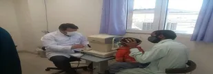 ویزیت تخصصی  چشم 300 بیمار در خاش