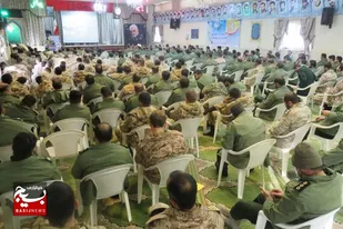 مراسم بزرگداشت پنجمین سالگرد شهادت سیدالشهدای مقاومت در تیپ انصارالحسین(ع) همدان