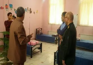 بازدید فرمانده سپاه روح الله (ره) از مرکز تلفن غربالگری کرونا باقرشهر